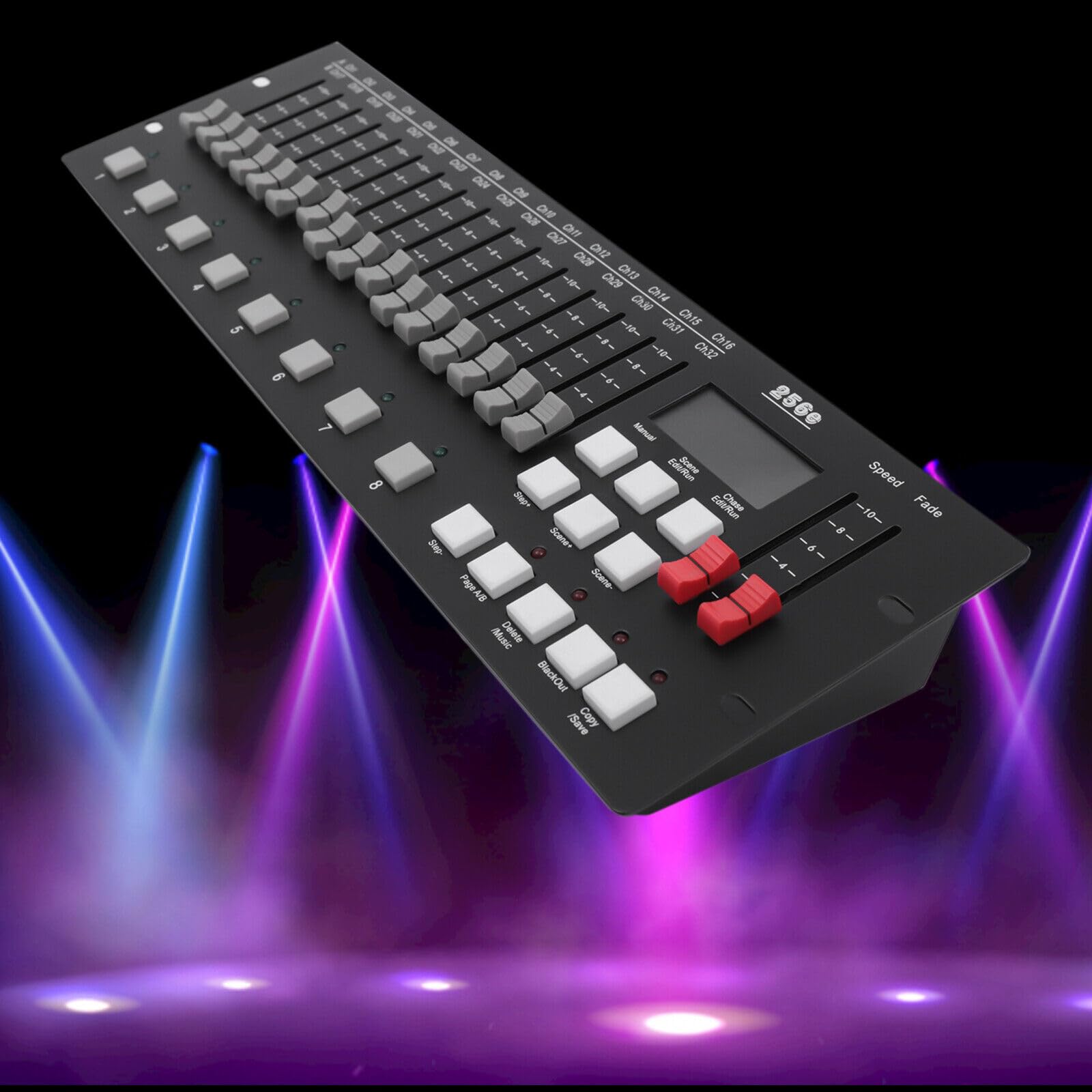 DMX Controller DMX 512 Konsole Lichtsteuerung Bühnen Lampe Operator Ausrüstung 16 Geräte für Party DJ Disco