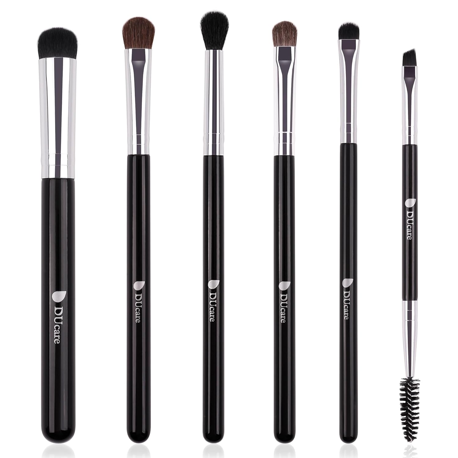 DUcare Eye Makeup Brush Set, 6 Pcs Professional Eyeshadow...
