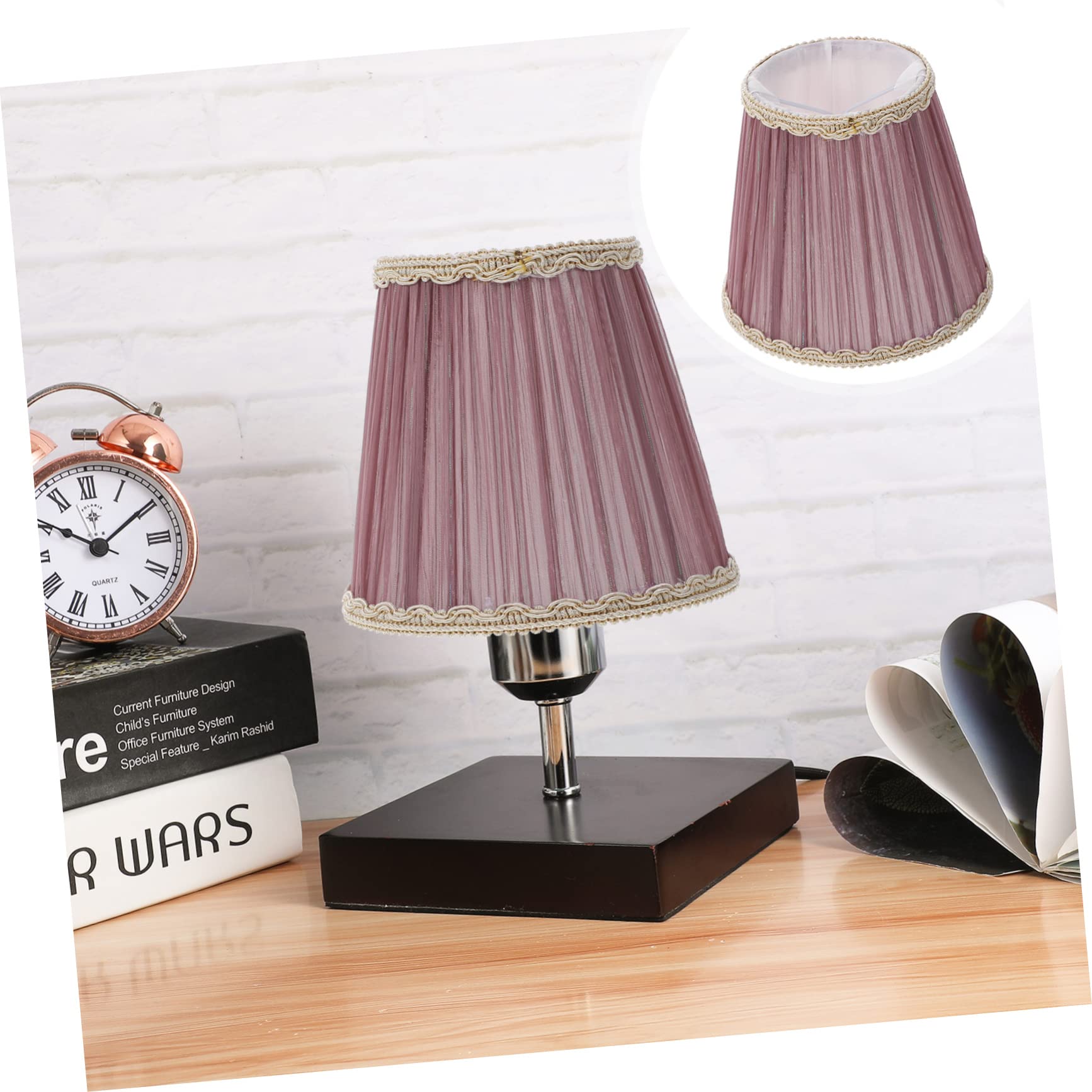 SOESFOUFU 1pc Cloth Lamp Shade Cover for Chandelier Table Lamps Fabric Lighting Accessory for Bedroom Living Decor Easy Installation Warm Atmosphere - Image 4