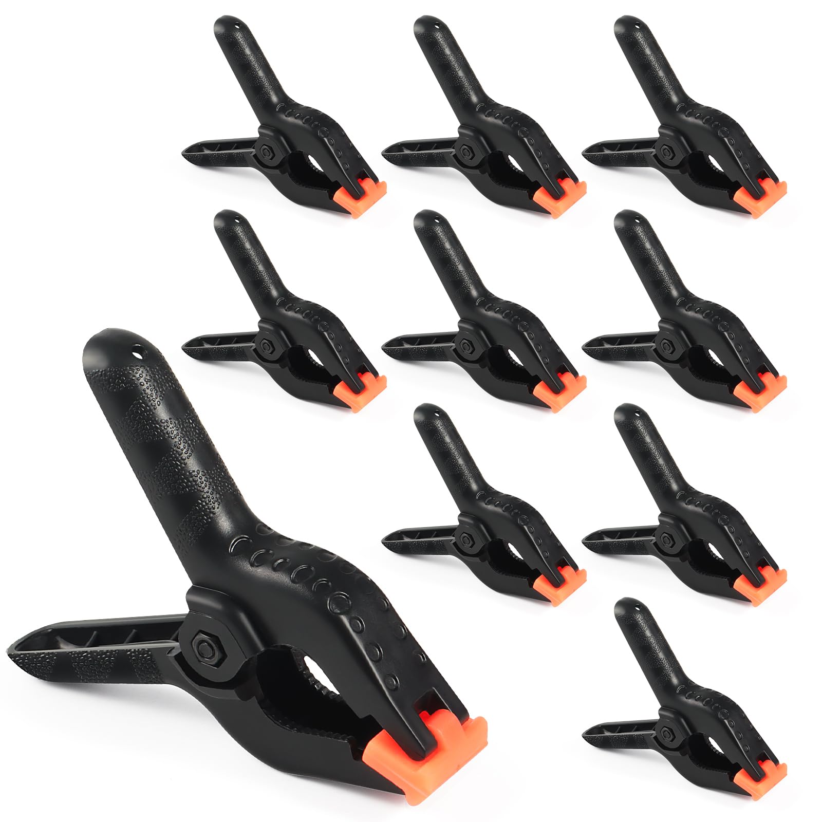 Photo 1 of RELBRO Spring Clamps, 4.5 Inch, Black, 10 Pcs