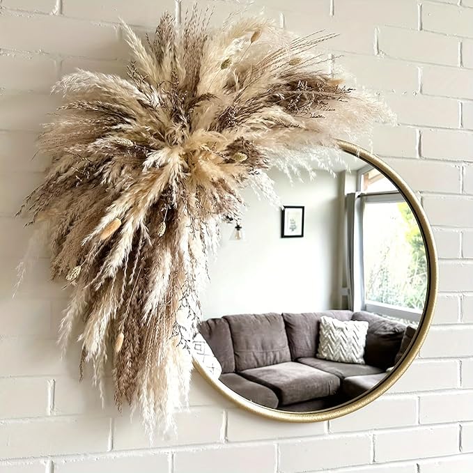 DIY Decoración de Pared con Flores Secas Naturales 35 pulg miniatura 3