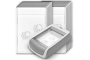 10 Pack Disposable Litter Tray Refills Compatible with Pet-Safe Scoop-Free Self-Cleaning Litterbox