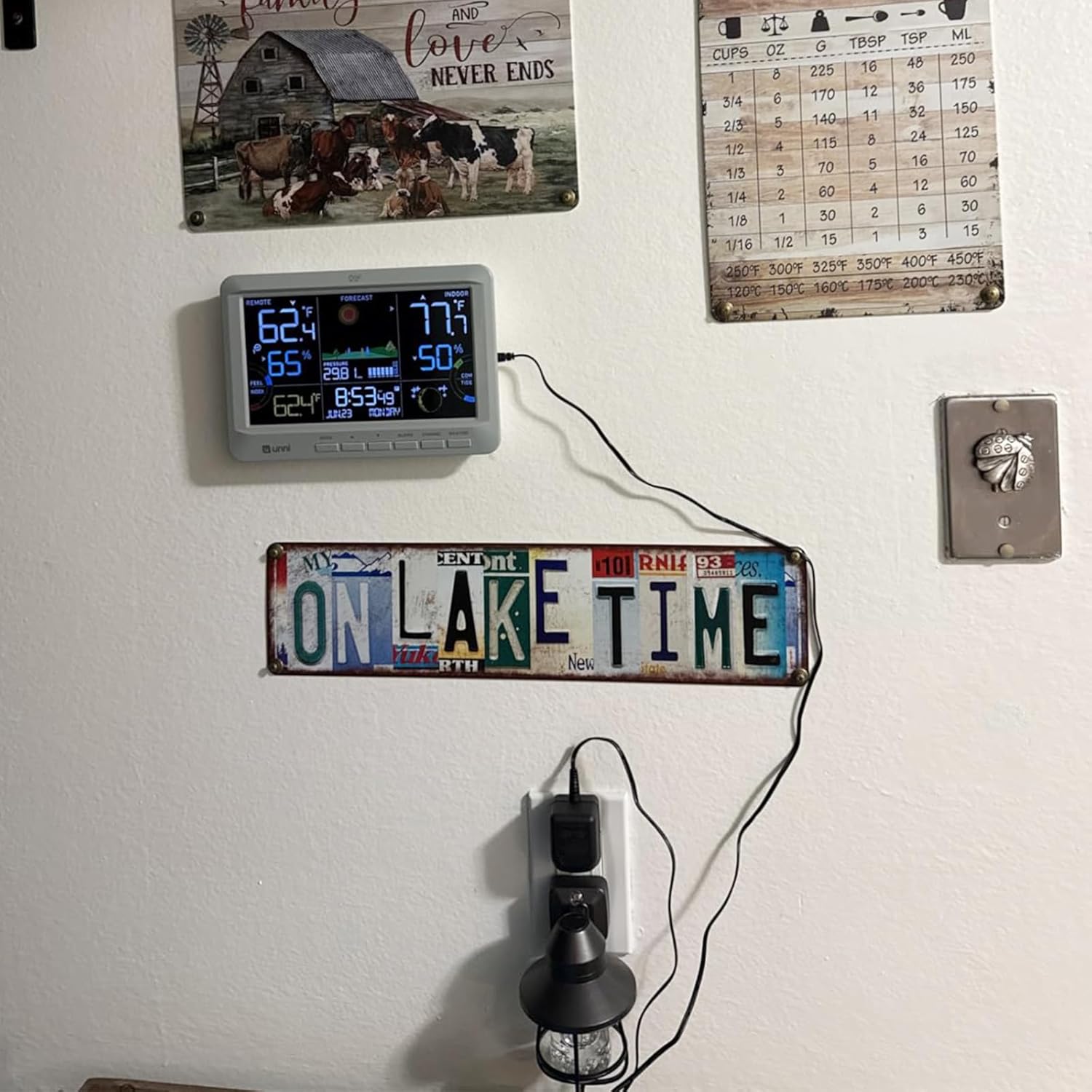 Vintage Sunshine Wall Decor Street Signs Home Bar Coffee Metal Tin Signs 16 x 4 Inches - Image 6