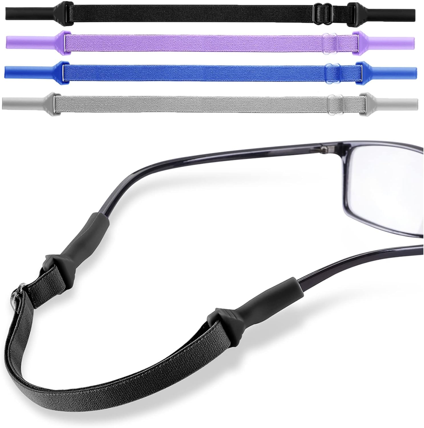 lvvfit Adjustable Glasses Strap, No Tail Adjustable Eyewear