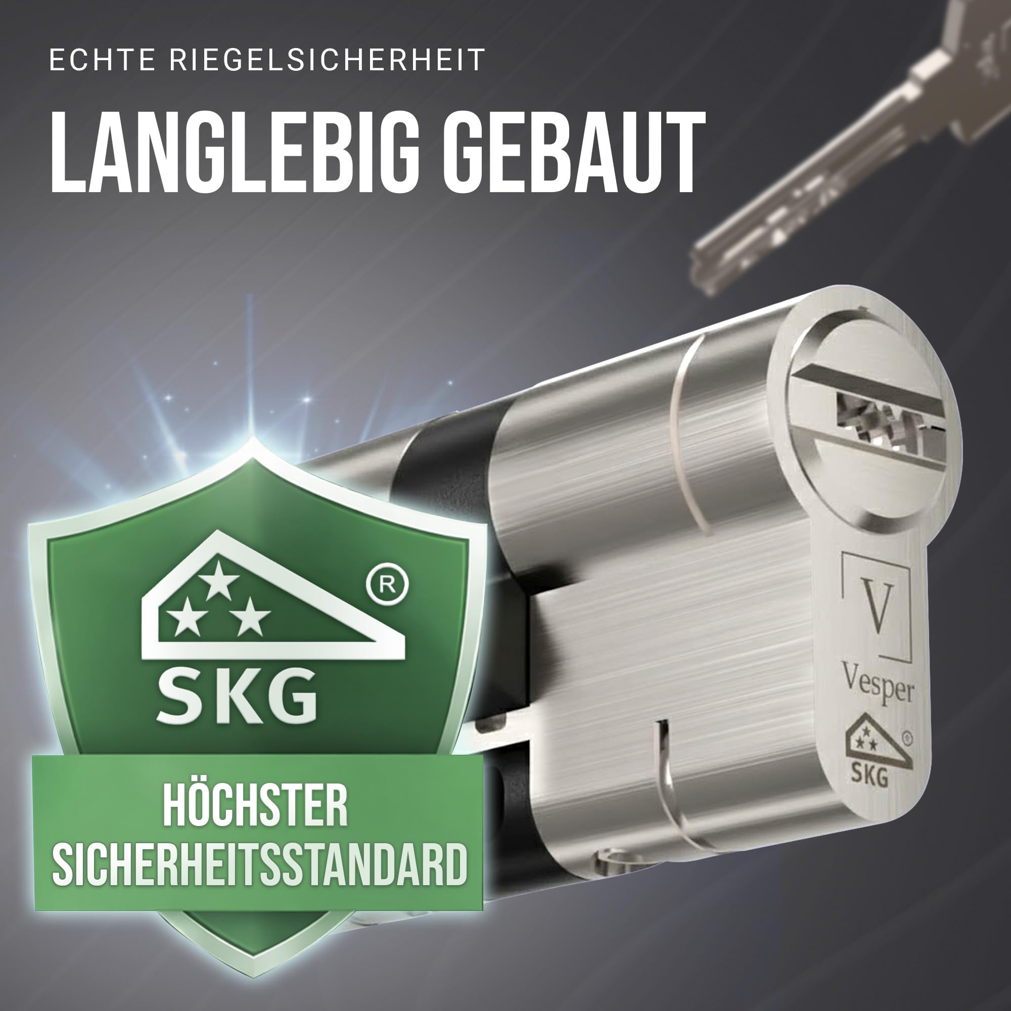 Vesper Extreme SKG3*** - Schließzylinder gleichschließend konfigurierbar - 1–4 Zylinder individuell zusammenstellen - Profilzylinder Set mit gleichen Schlüsseln - Gleichschließende Zylinder