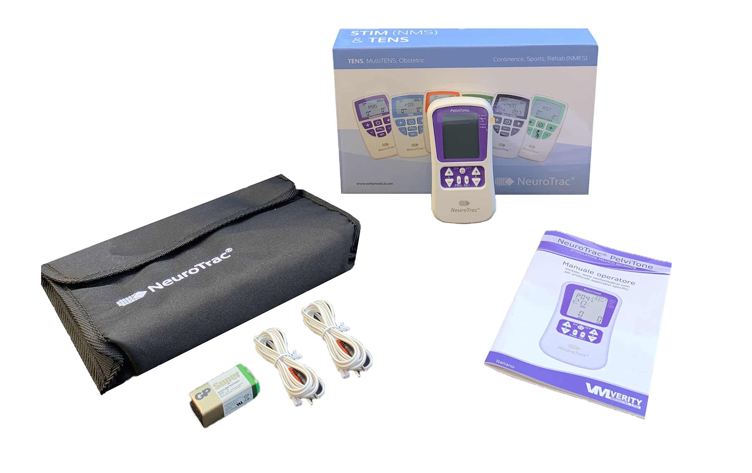 med italia service - neurotrac pelvitone elettrostimolatore per incontinenza e per riabilitazione del pavimento pelvico