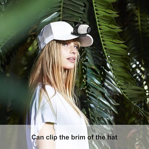 Miniatura 8 de PULUZ Cámara deportiva magnética protectora fija Bisel Cap Clip para Insta360 GO3/GO 3S abrazadera montaje rápido sombrero de béisbol clip montaje