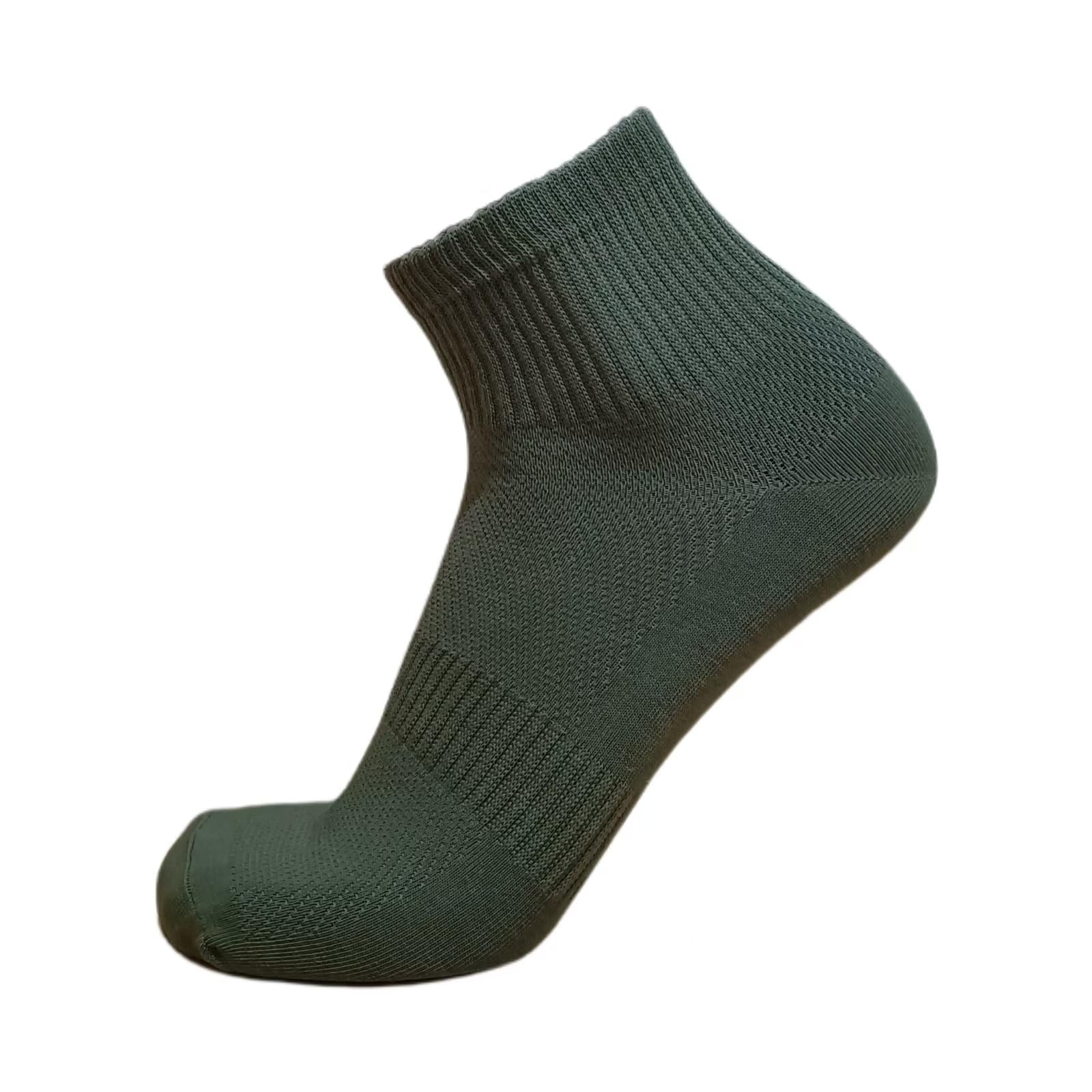 MapleLeafSwallow Men Spring and Summer Socks 6 Pairs for Casual and Simple Sport Breathable, Deodorant and Comfortable Black, White, Dark Grey and Army Green