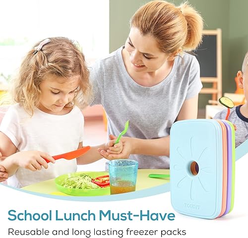 Miniatura 7 de TOURIT Bolsa de almuerzo y 4 bolsas de hielo para mujer, combinación perfecta