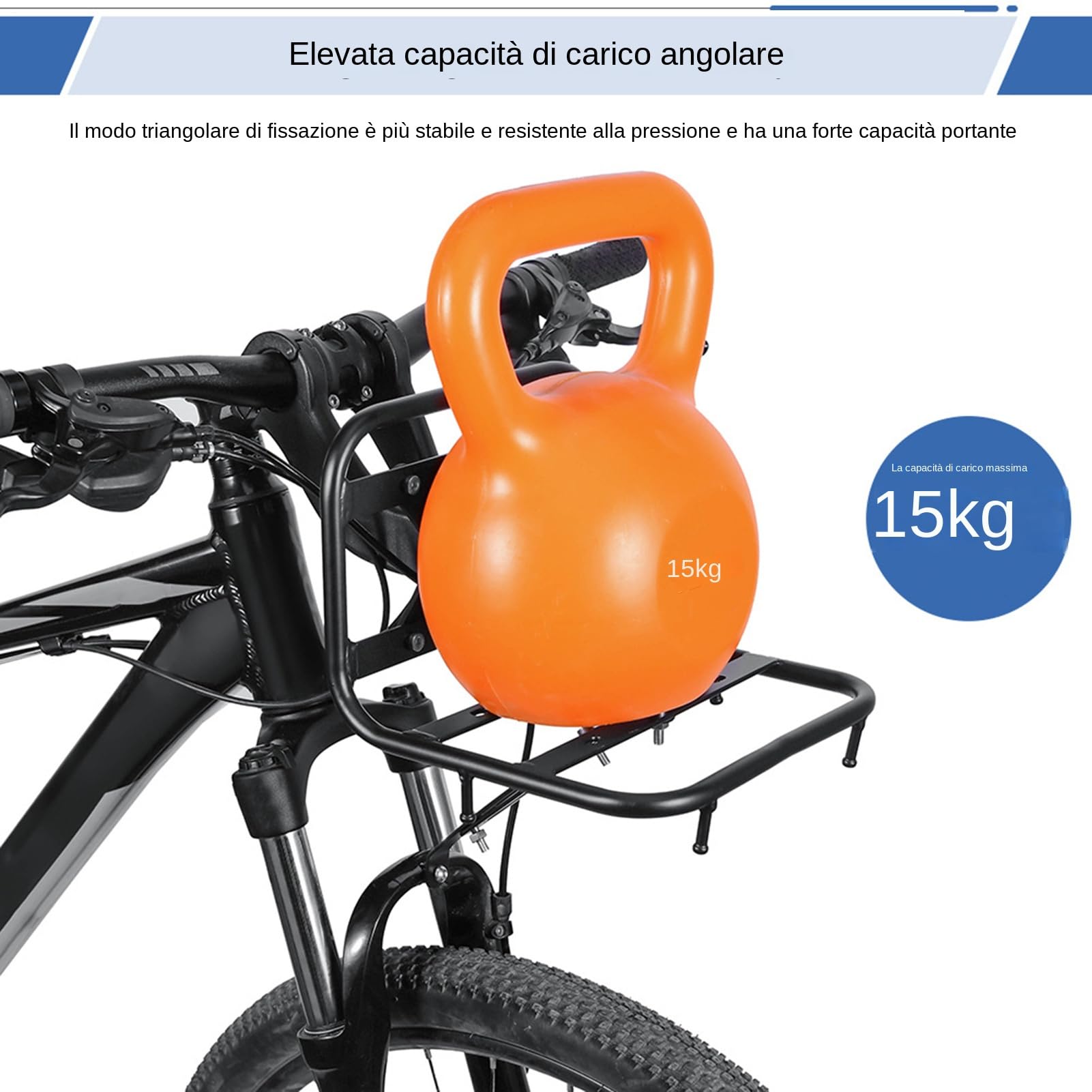Bagażnik Przedni Rowerowy Uchwyt Z Systemem Szybkiego Zwalniania I Wysoką | Bagaznik Rowerowy Dla Dzieci I Doroslych Kobiet Mezczyzn Jazda Gorska I Miejska