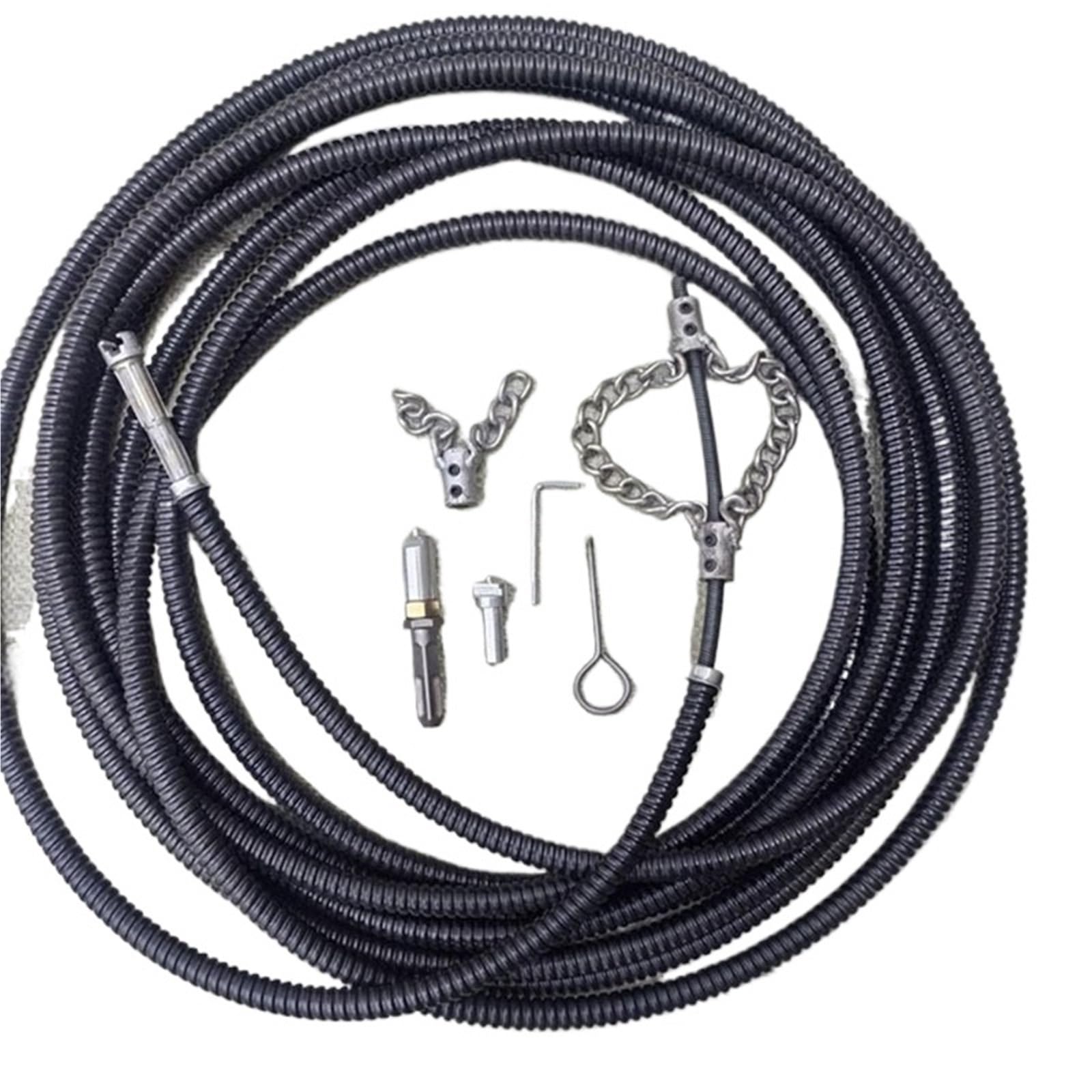 Pulitore for Scarichi for Trapano Elettrico | Con prolunga for tubi fognari, pulizia, strumenti idraulici for la casa(1.5 Meter)