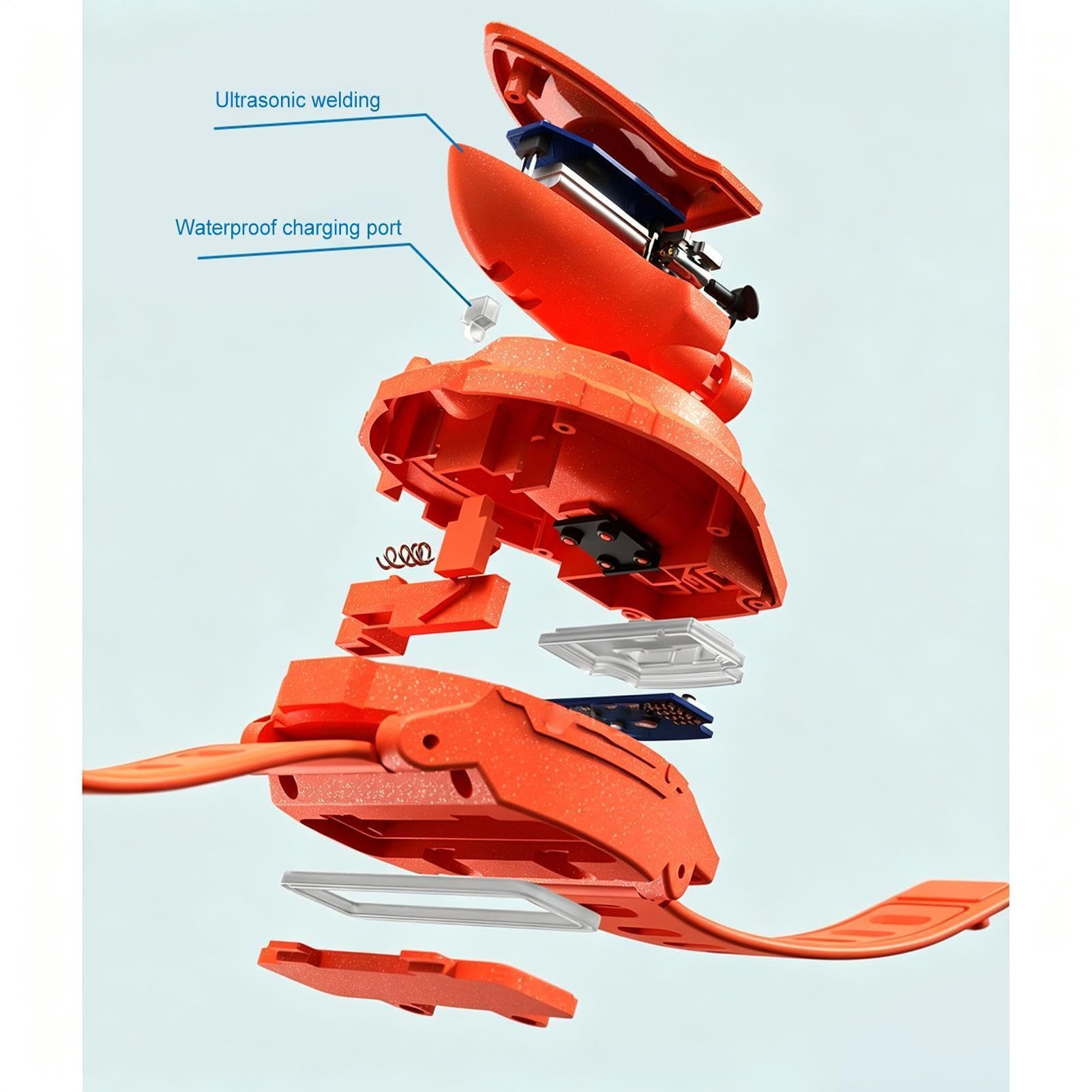 Mini Bateau Radiocommandé - Électrique Portable 2,4 GHz,à Batterie Rechargeable | pour l'Été, l'Intérieur, l'Extérieur, la Piscine, la, Le Lac, la Rivière, l'Étang