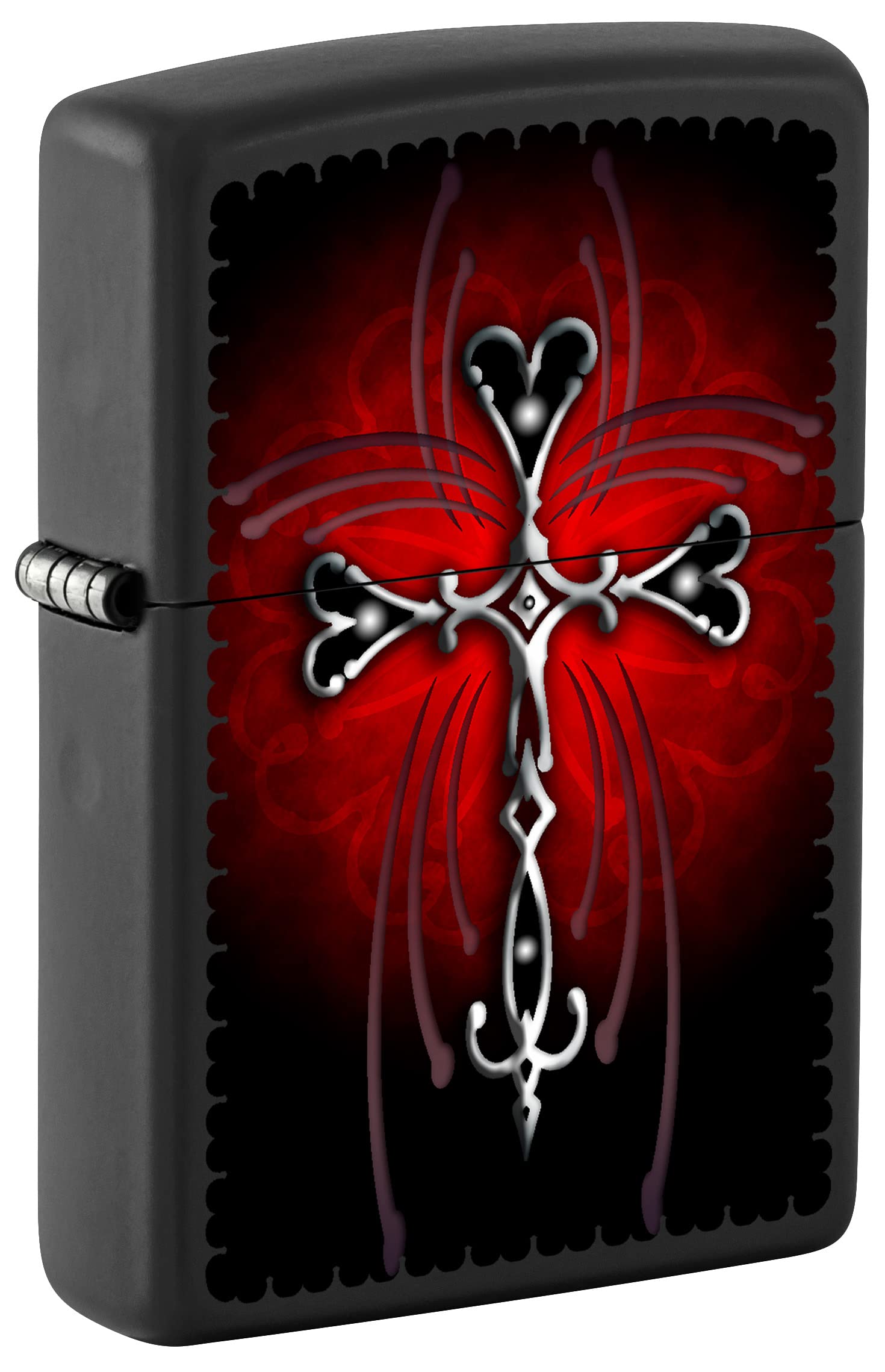 CI402399 218 Cross Black Matte Windproof Lighter