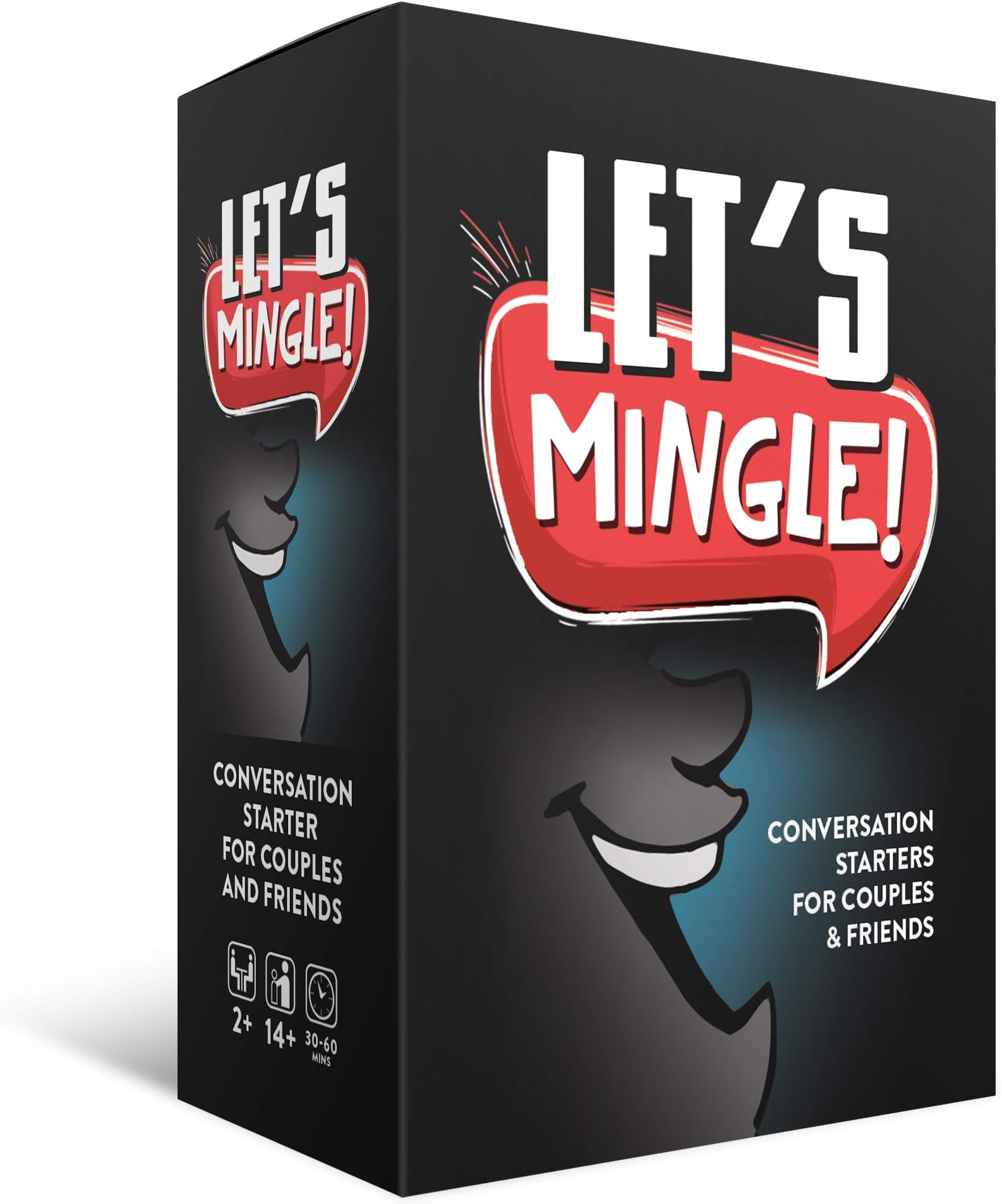 Couples Gifts Conversation Starters for Couples and Friends and Married Couples - (Let's Mingle) 110 Fun & Interesting for Him & Her - Fun Question Cards Couple Games - Date Night