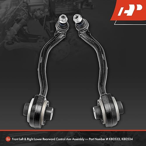 Miniatura 2 de A-Premium 2 brazos de control inferiores delanteros y traseros, con rótula y buje, compatibles con Mercedes-Benz - 2001-2011 - C230 C240 C280 C320