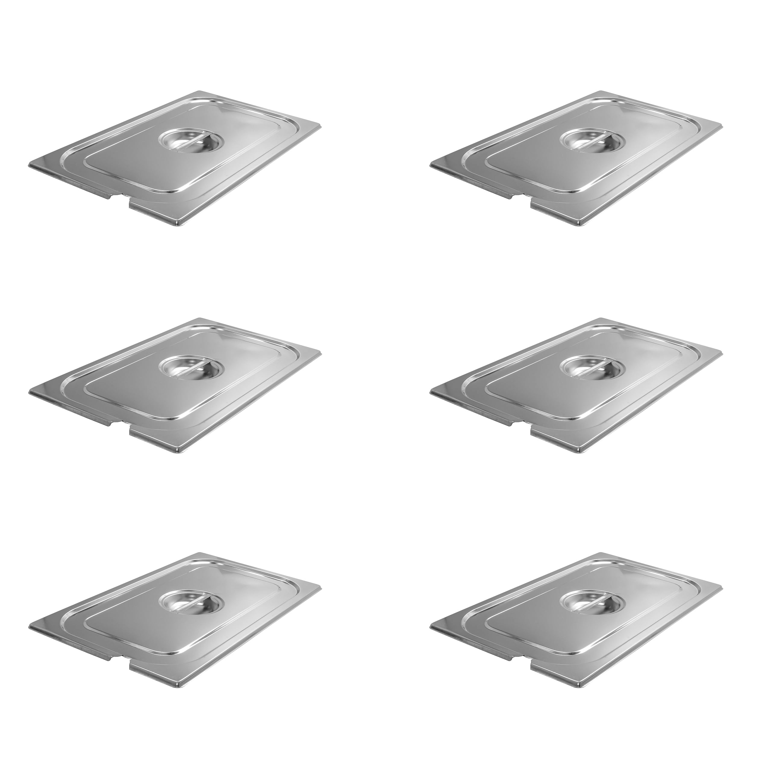 6 unidades GN 1/1 cubierta con orificio – Tapa Gastronorm Contenedor GN Contenedor GN Acero Inoxidable