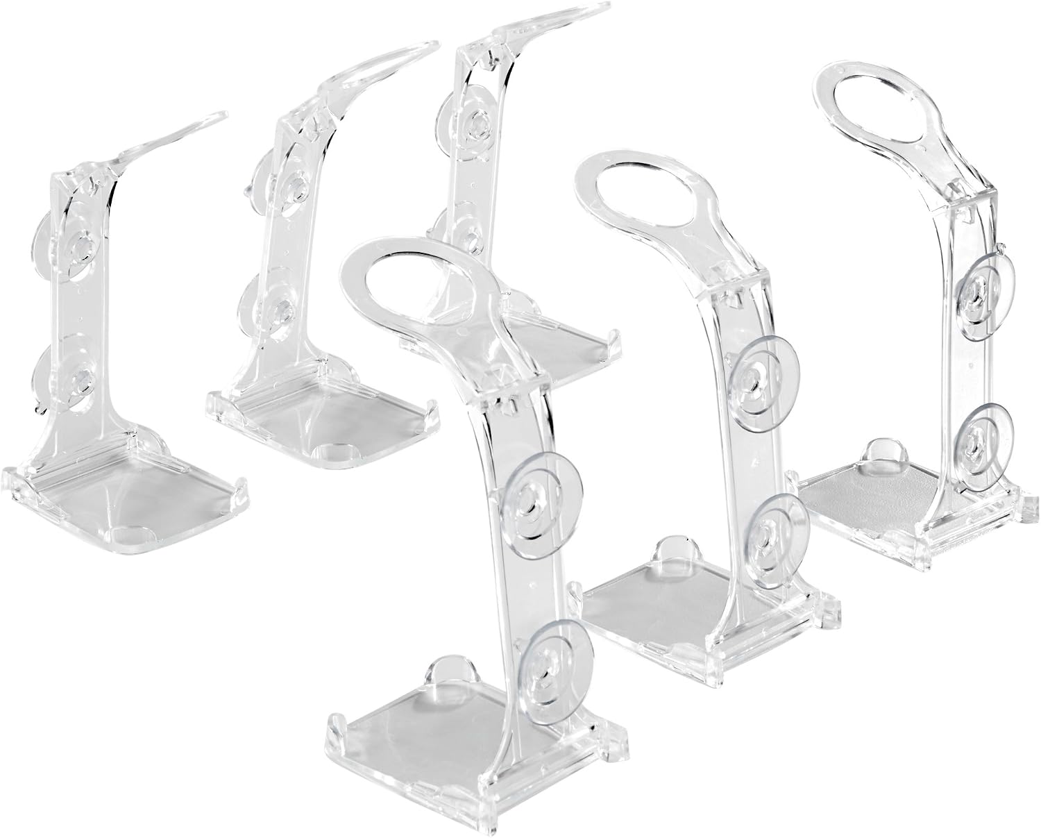 Holiday Joy - 6 Deluxe Electric Window Candle Lamp Holders - Secure Flameless Candles with World's Strongest Suction Cups - Made in USA