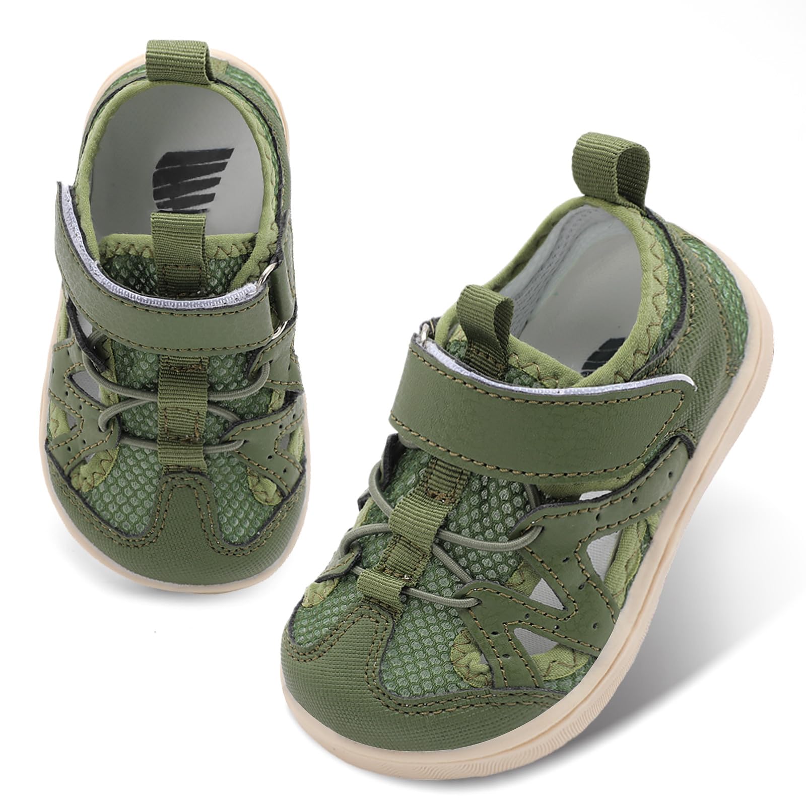 BARERUN Toddler Sandals Barefoot Kids Water Shoes Wide Boys Girls Summer Non-Slip Beach Swim Pool Hiking Sport Auqa Sandals Breathable Indoor Outdoor Walking Shoes — view 7