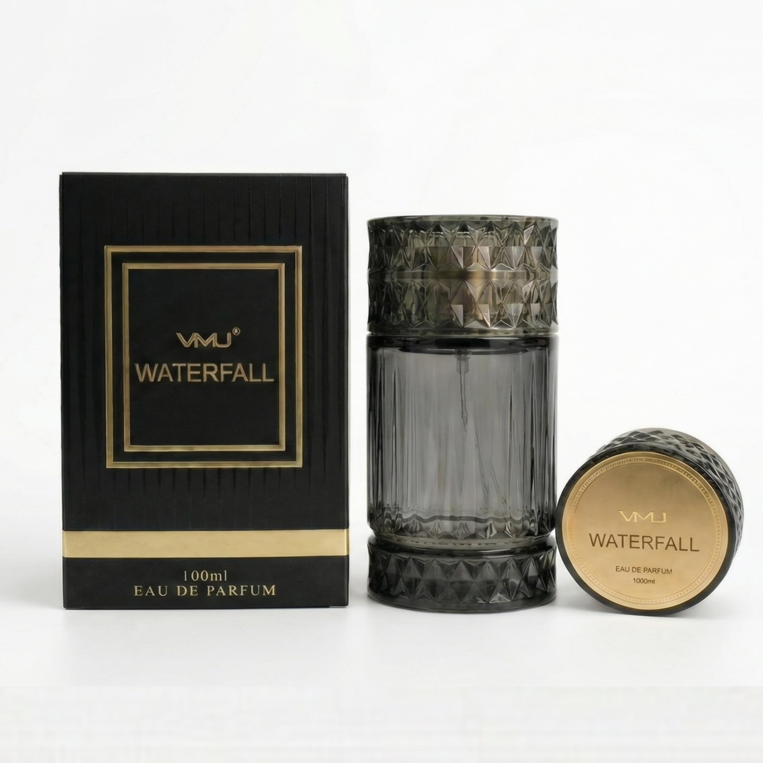 VMJ Waterfall 100 ml Eau De Parfum | Long Lasting Luxury Perfume for Men and Women | High Concentration Premium Fragrance Spray (Black)-image-49