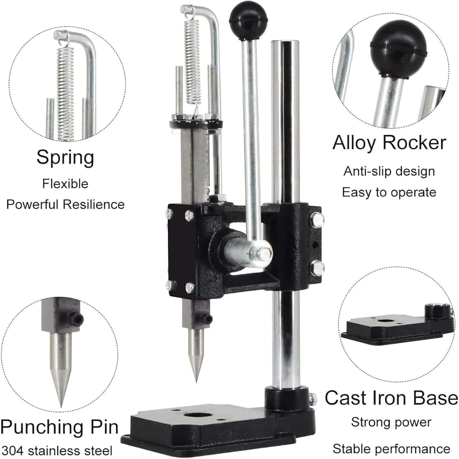 Apriostriche Manuale,Macchina per Aprire Le Ostriche, Pressione della Macchina ≤160 kg, Altezza Regolabile, Design con Fissaggio Inferiore, Utensili per Frutti di Mare per Ristoranti E Case