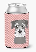 Vista 193 de Caroline's Treasures BB1293LITERK Tablero de ajedrez verde lima Weimaraner Botella de vino Hugger Funda Enfriadora Abrazador Lavable a Máquina