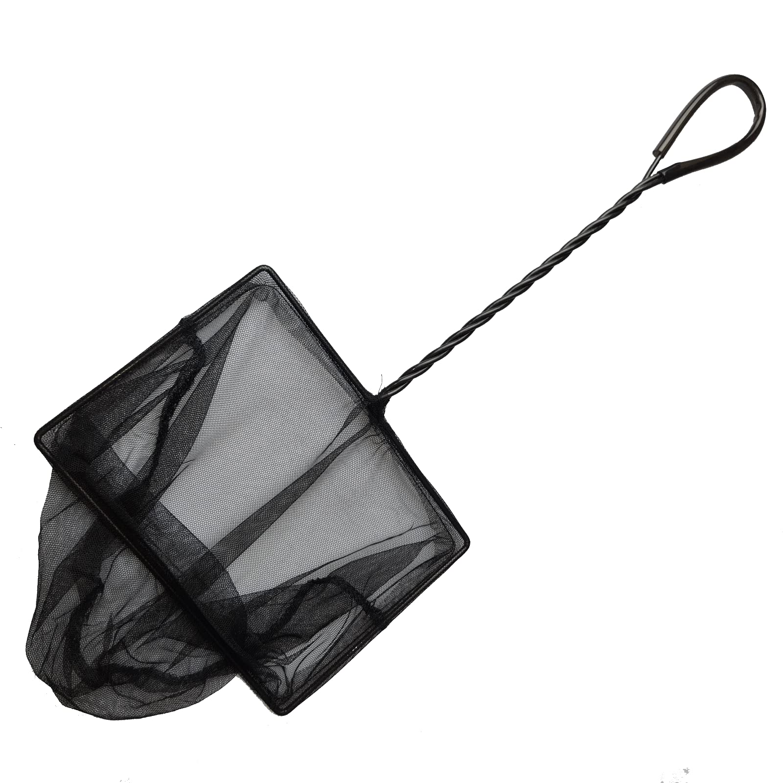 Aquarium Fish Net Super Soft Nylon Mesh Rust Proof 3", 4", 5", 6", 8", 10", 12", 14" Sizes - Fish Net Ideal for Delicate Fish (14" x 10" Net (12.5" Handle))