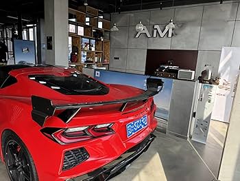 Amazon.com: Genuine Dry Carbon Fiber Rear Spoiler Wing for