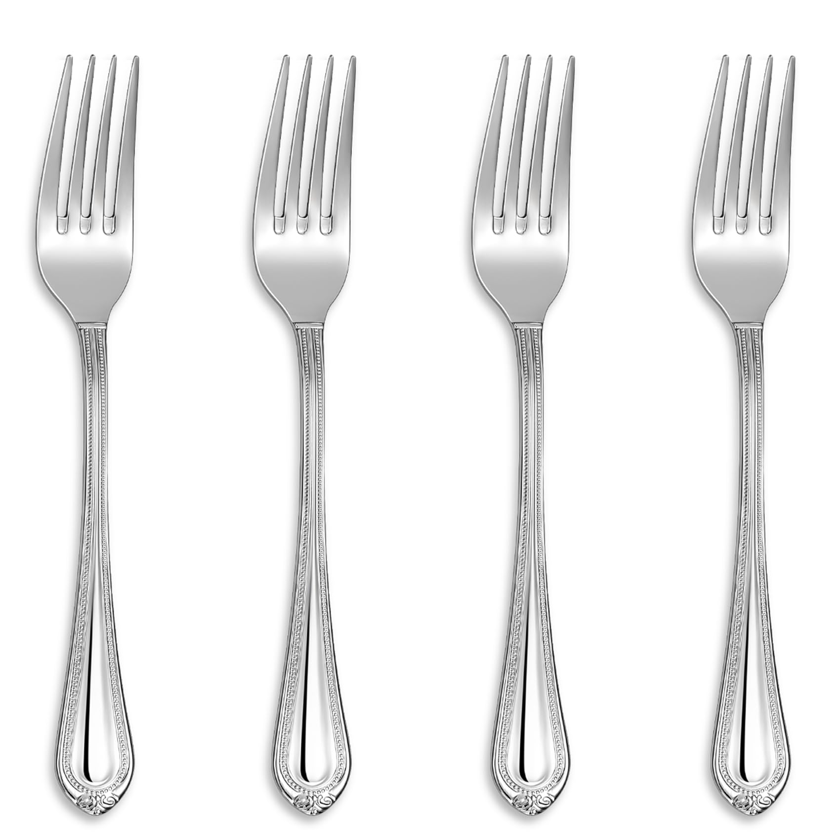 KEAWELL Premium Pearl Edge 4-Piece 8-Inch Fork Set (4, 8" Dinner Forks) — Amazon image 10