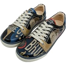 DOGO Vegan Leather Sneakers for Women - Handmade and Unique Fashion Sneakers for Women