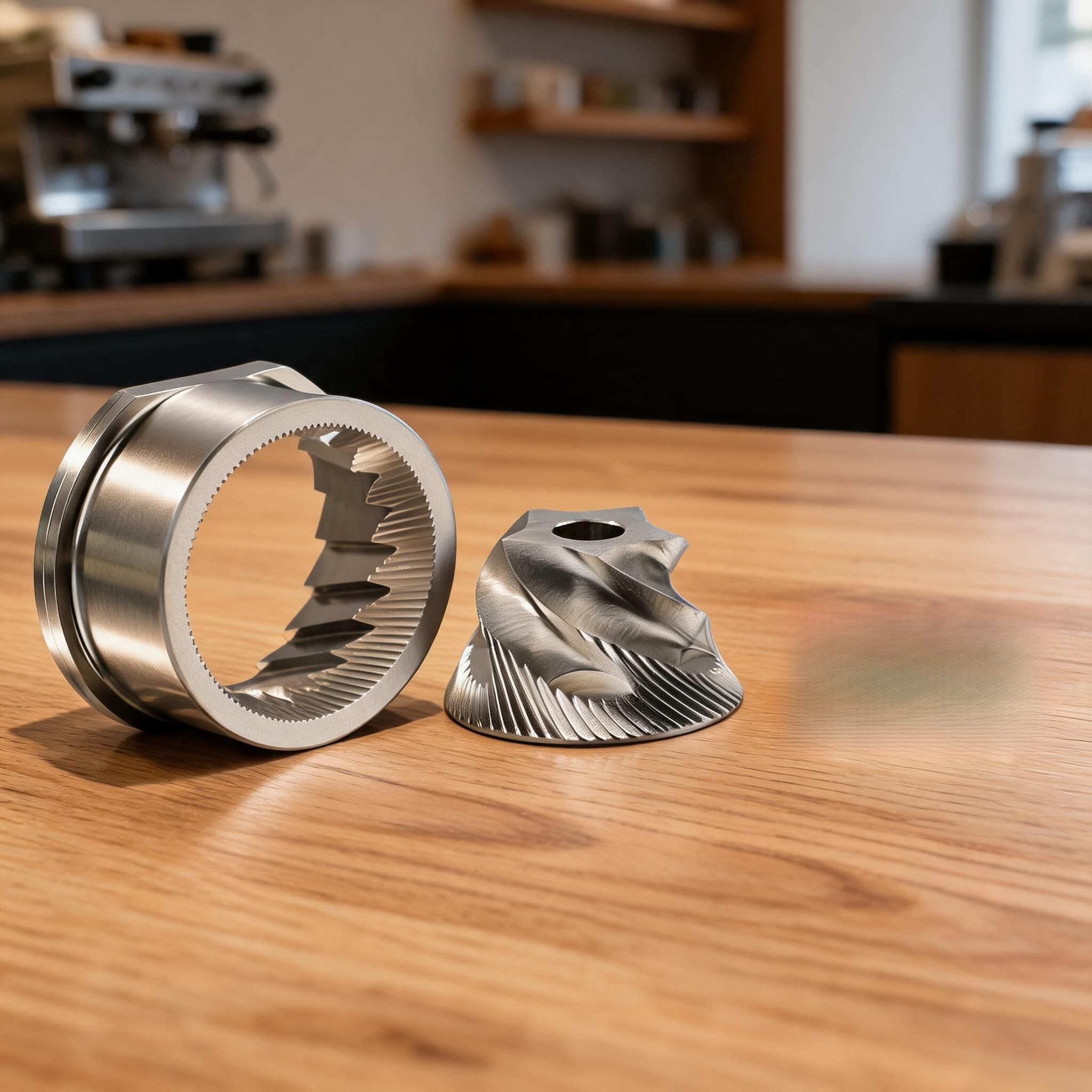 Molinillo cónico de acero inoxidable de 48 mm para Nivona para miele para molinillo de café Aeg, pieza de repuesto