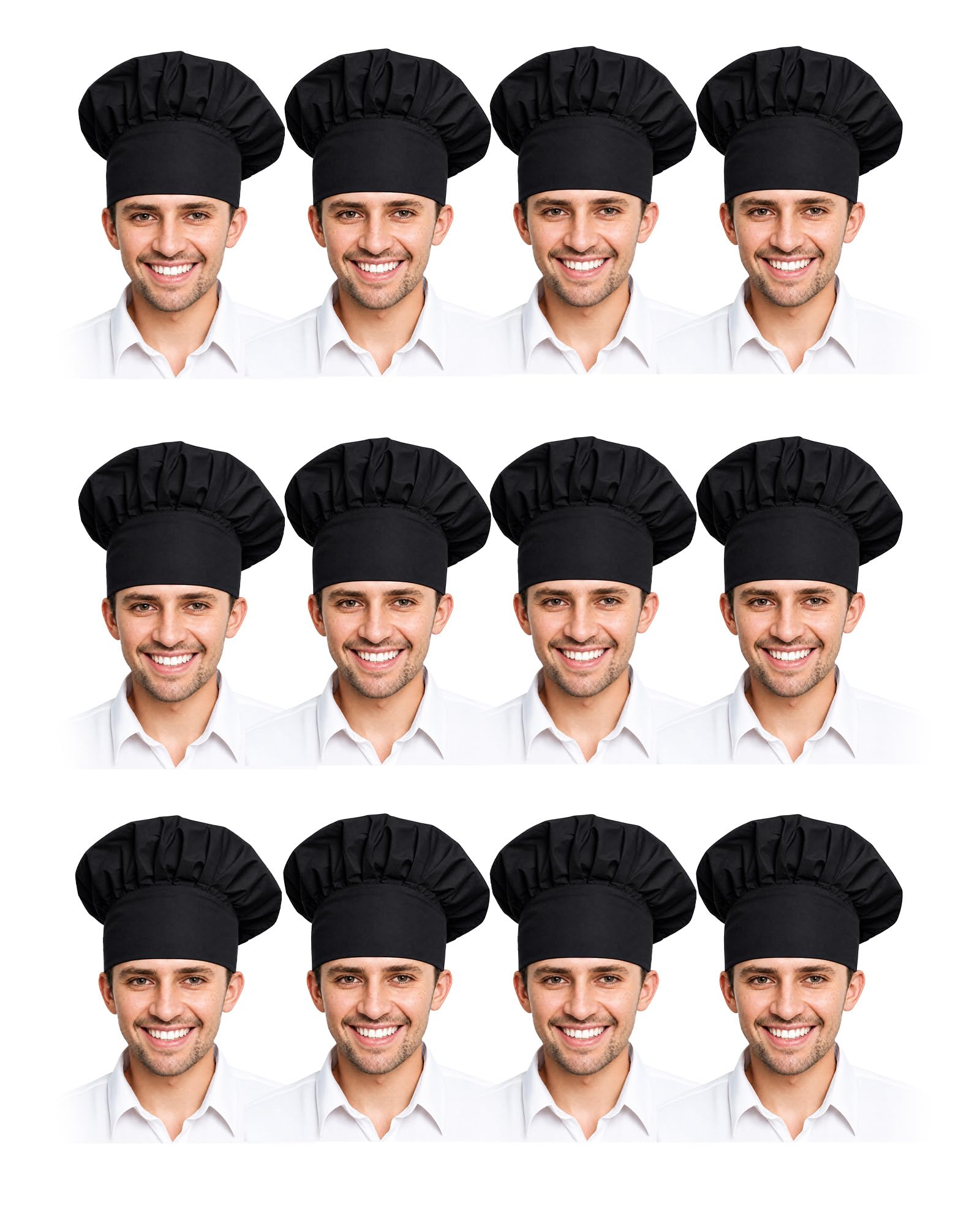 Xeoxarel Chef Hat for Men/Women, Baker Kitchen Cooking Cap