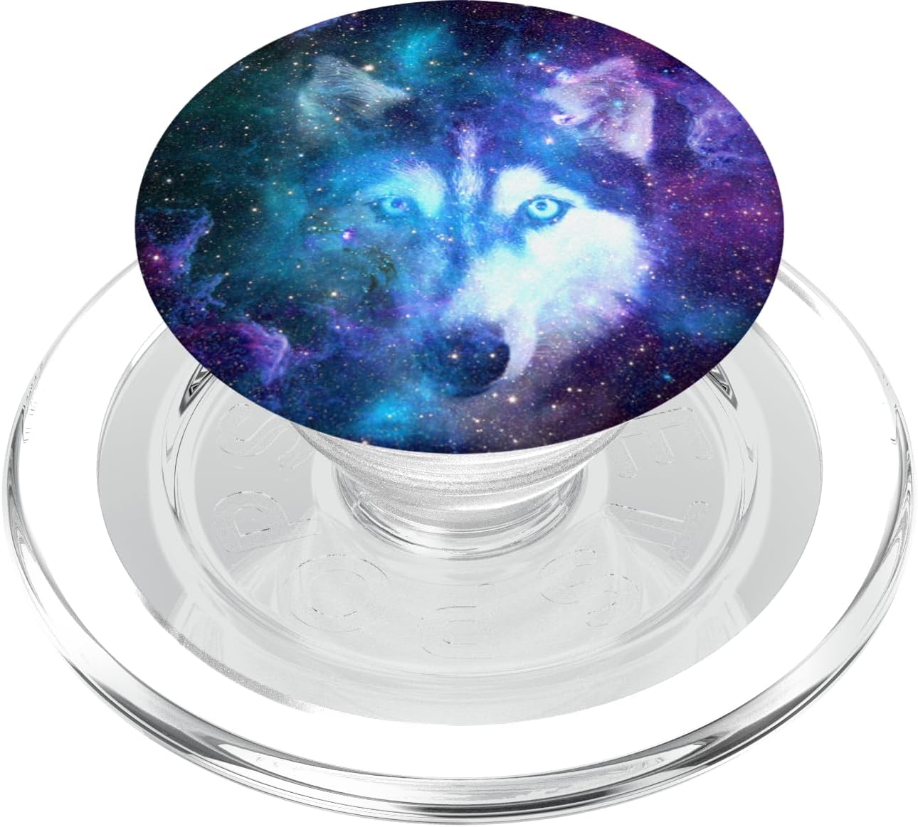 Wolf Galaxy Popgrip PopSockets PopGrip: Swappable Grip for Phones & Tablets PopSockets PopWallet for MagSafe