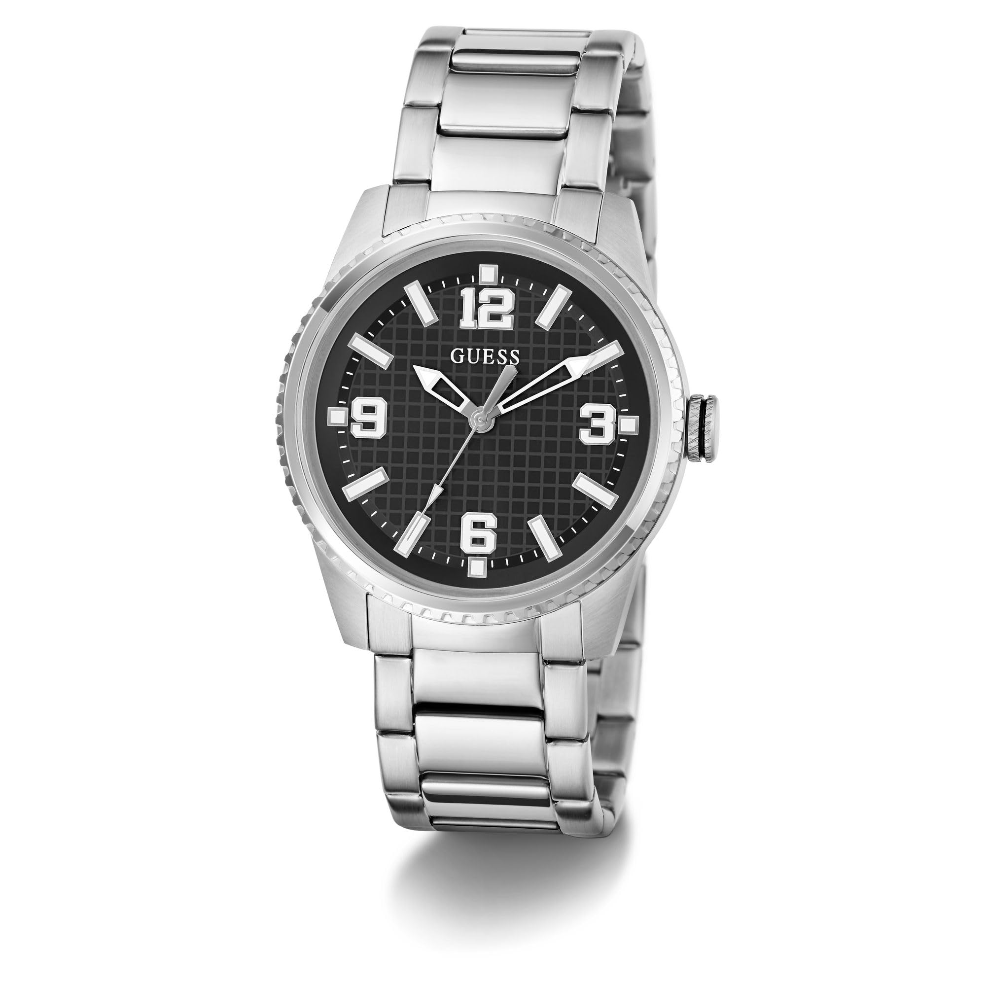 Guess Orologio Analogico al Quarzo Uomo con Cinturino in Acciaio Inossidabile GW0889G1