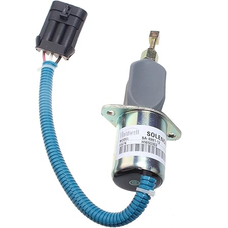 Cummins Car And Truck Complete Engines Fuel Shut Off Solenoid With Relay For 5.9L 94-98 Dodge Cummins Diesel - Replacement Part For 3931570, 5016244AA Cummins Fuel Shut Off Solenoid - Foto 7