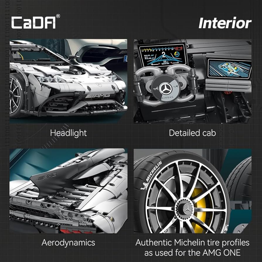 その他 MEC-5006-CA697A / MEC5006 E6GGMI06045159 Amazon.com: CaDA C61503W Mercedes-AMG ONE Builidng Block Set, 1:8