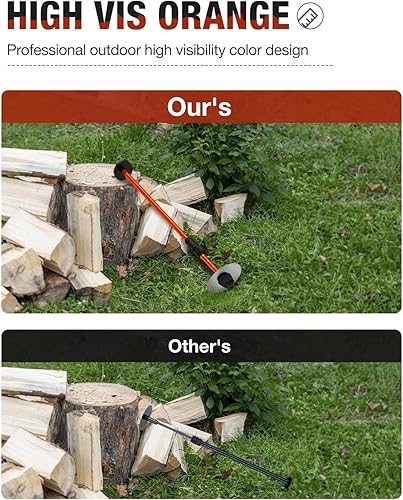 Miniatura 4 de Herramienta de medición de leña magnética fuerte, utilizada para medir rápidamente la longitud de la leña, el medidor de leña se ajusta libremente