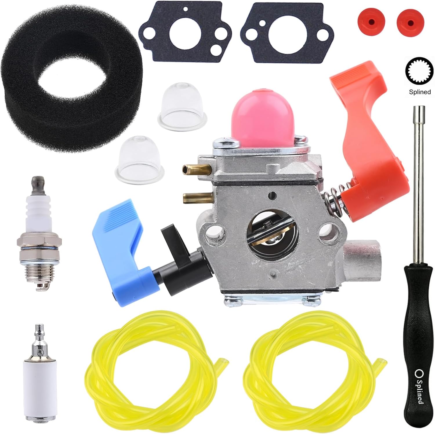 Kit Carburatore Ulisem, Carburatore Per Decespugliatore Da 10 Mm Ricambio Per Decespugliatore Weed Eater 1e34f 1e36f Tu26 Tl26 26cc 33cc 88443411