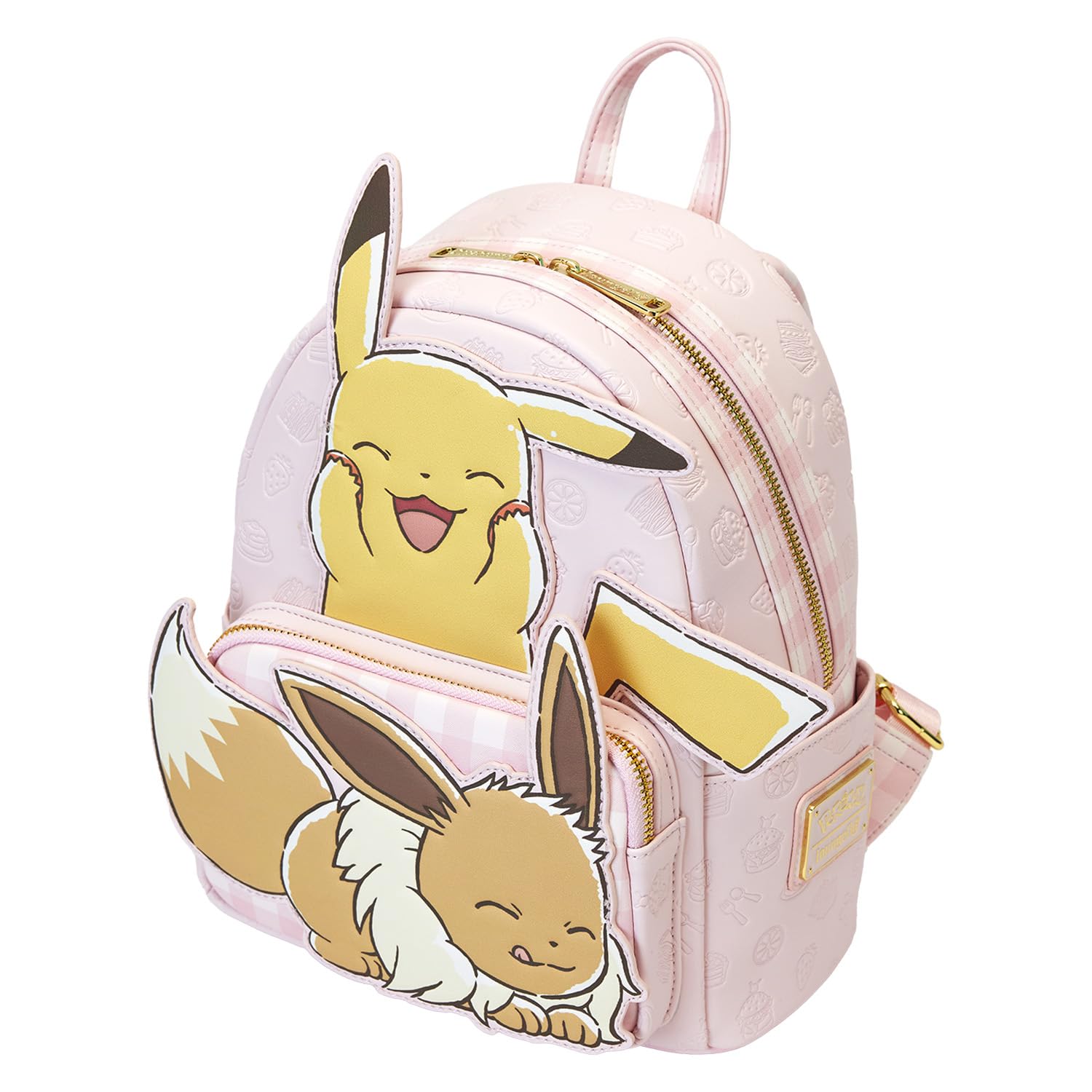 Loungefly Pokémon Pikachu & Eevee Mini Backpack : Clothing, Shoes & Jewelry