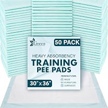 GREEN LIFESTYLE Underpads - Pet Training Pads for Dogs, Cats, Bunny, Chucks Pads for Adults, for use as Incontinence Bed Pads, Seniors Bed Pad Pack of 50 - 30x36
