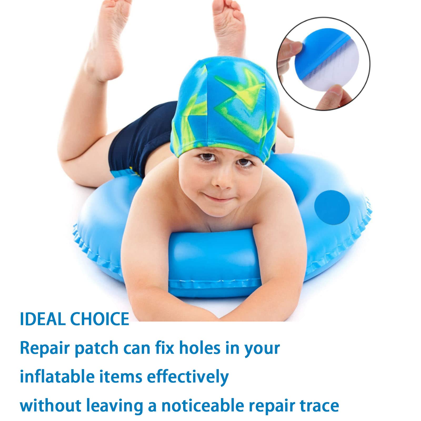 20 Toppe Autoadesive Riparazione PVC - Per Gommoni, Piscine, Kayak | Kit Riparazione Veloce - Foto 13