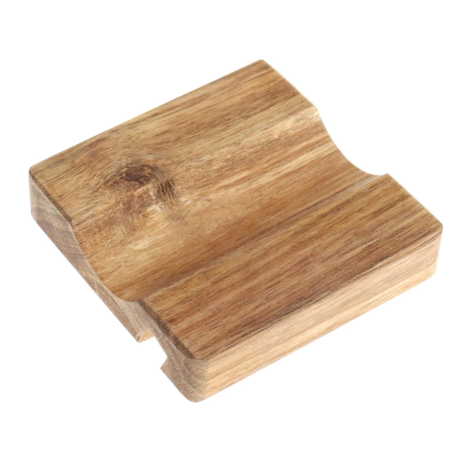Rouleau à Pâtisserie en Marbre Poli avec Berceau en Bois pour Téléphone Portable