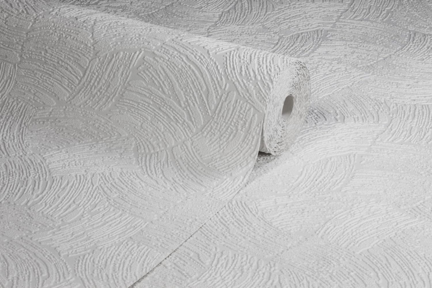 Anaglypta Luxury Textured Vinyl Paintable Embossed Wallpaper Surf 5019