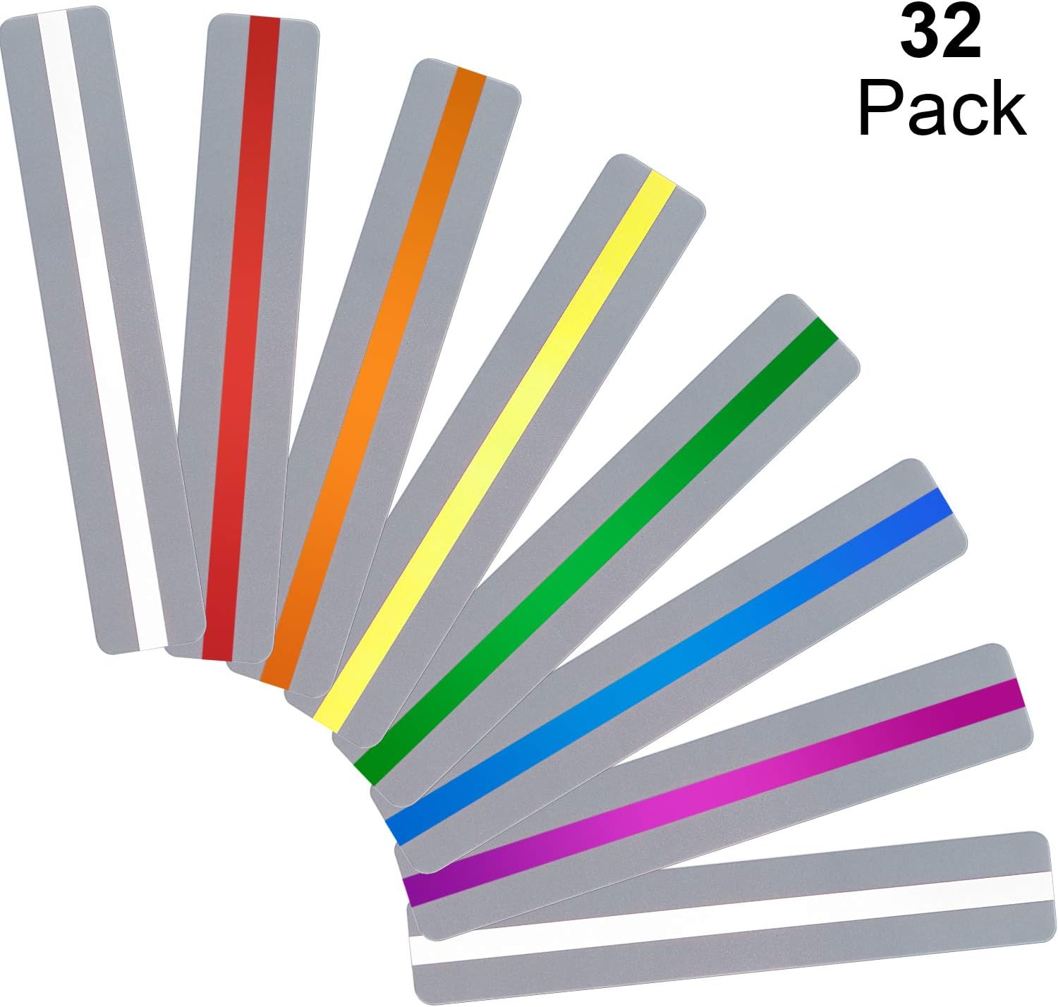32 Pieces Guided Reading Strips Strips Colored Colorful