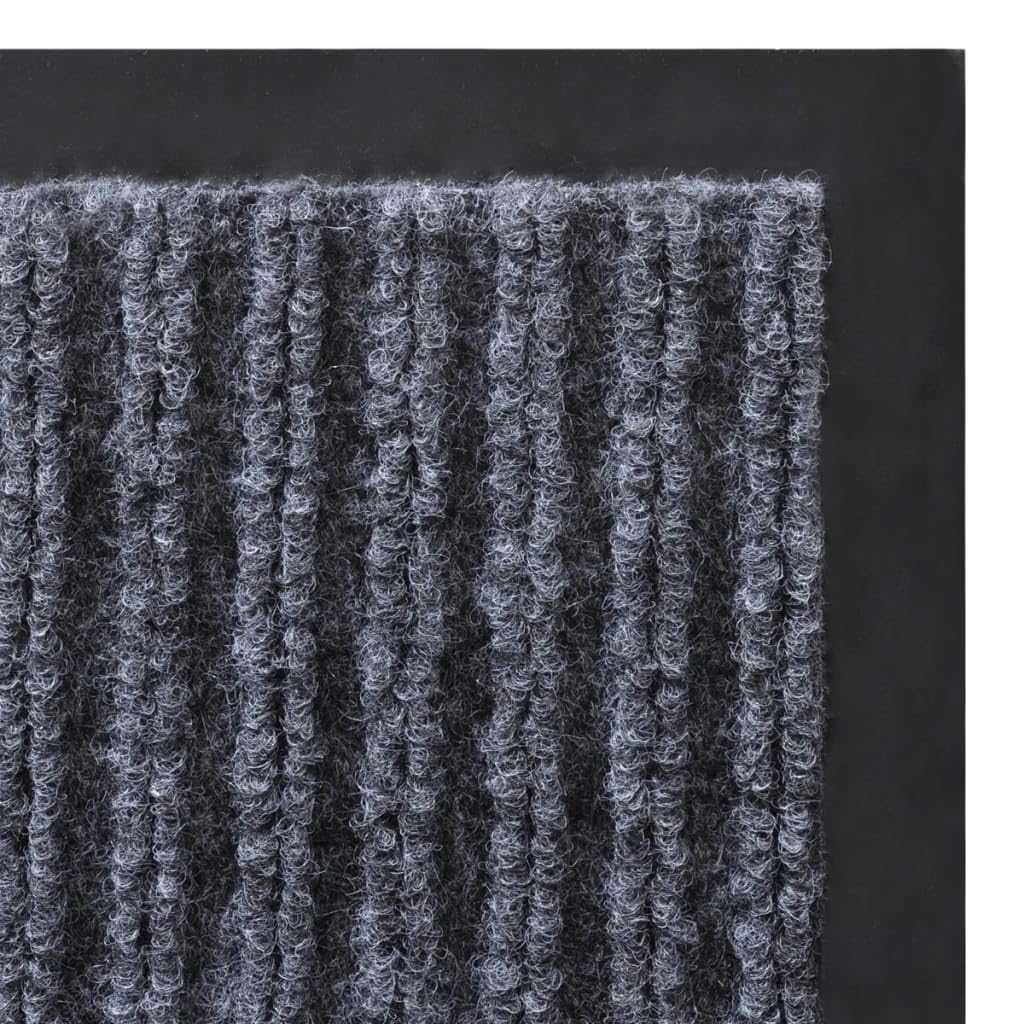 vidaXL Alfombra de Entrada Gris, 120 x 180 cm PVC