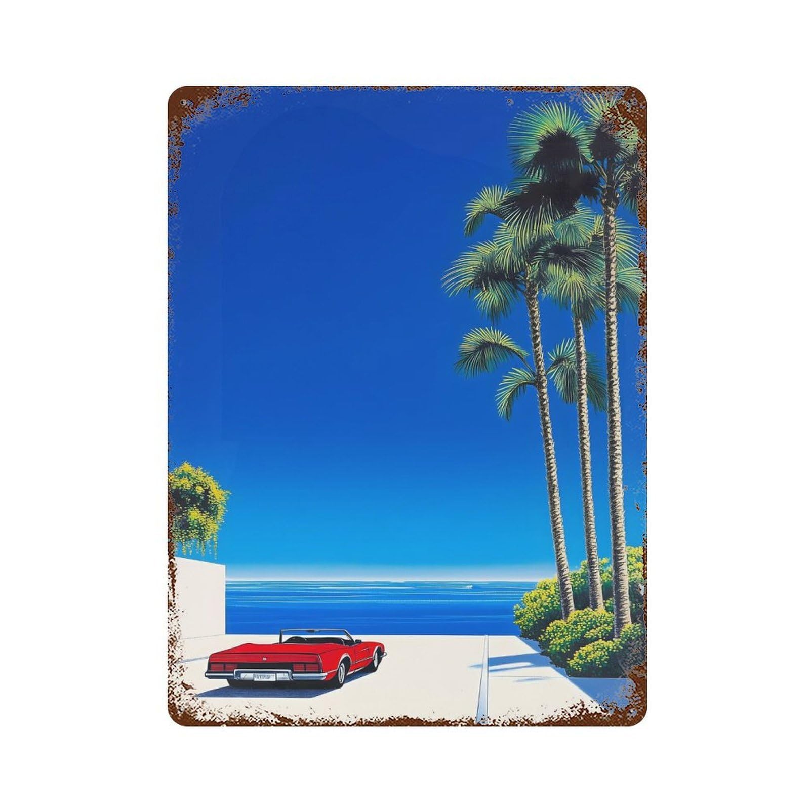 xiaoxiaoshen Hiroshi Nagai Landscape (24) Wall Decor Art Metal Tin Poster Modern Home Decor Art Home Bar Shop Decorations Vintage Sign 40x30cm