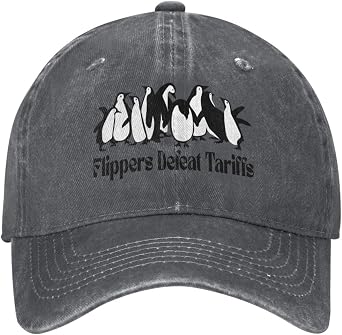 Flippers Defeat Tariffs Hats Flippers Up Fdt Washed Baseball Cap