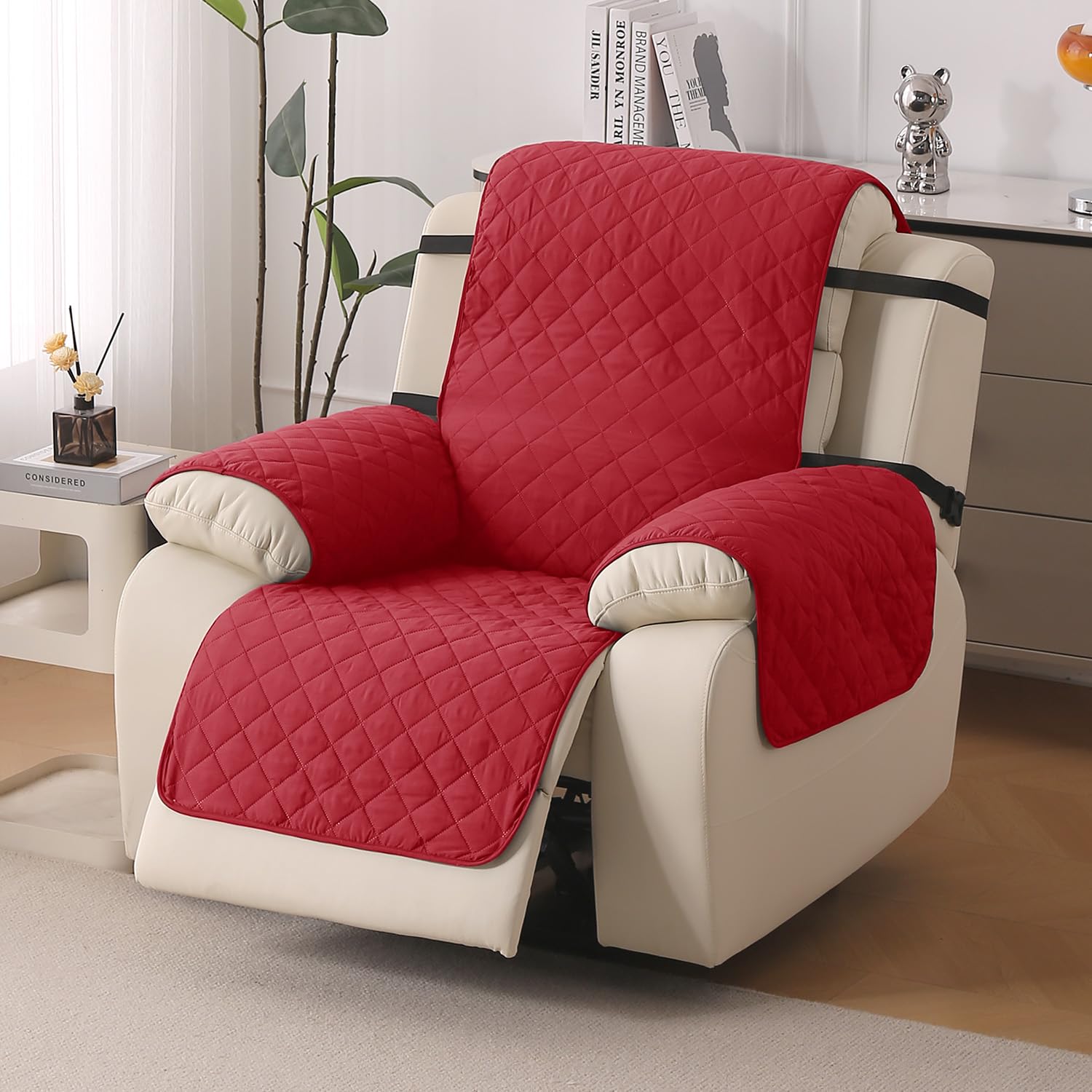 HOKIPO Recliner Cover - 3 Seater, Forest Green -20 HOKIPO Recliner Cover - 3 Seater, Forest Green -20