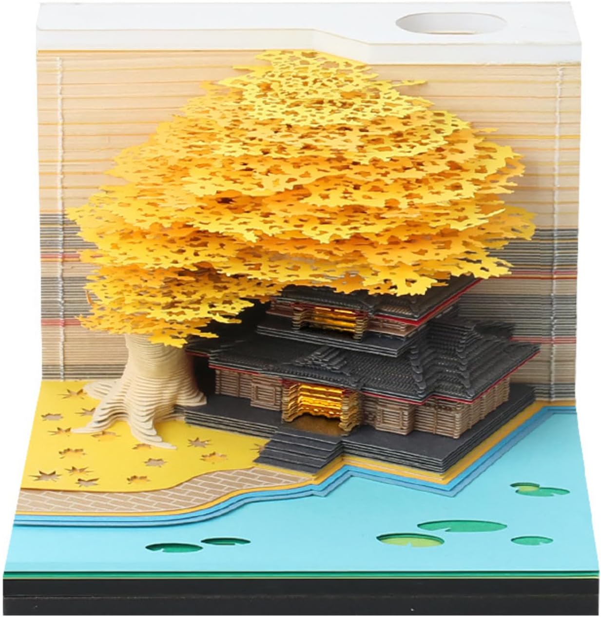 3D Calendar 2026,Time Piece Calendars 2026,Tear Away Calendar,3D Art Calendars Memo Pad,Creative Non-Stick Sticky Note DIY Post Notes,3D Memo Pad,for Office Home Desktop Decoration