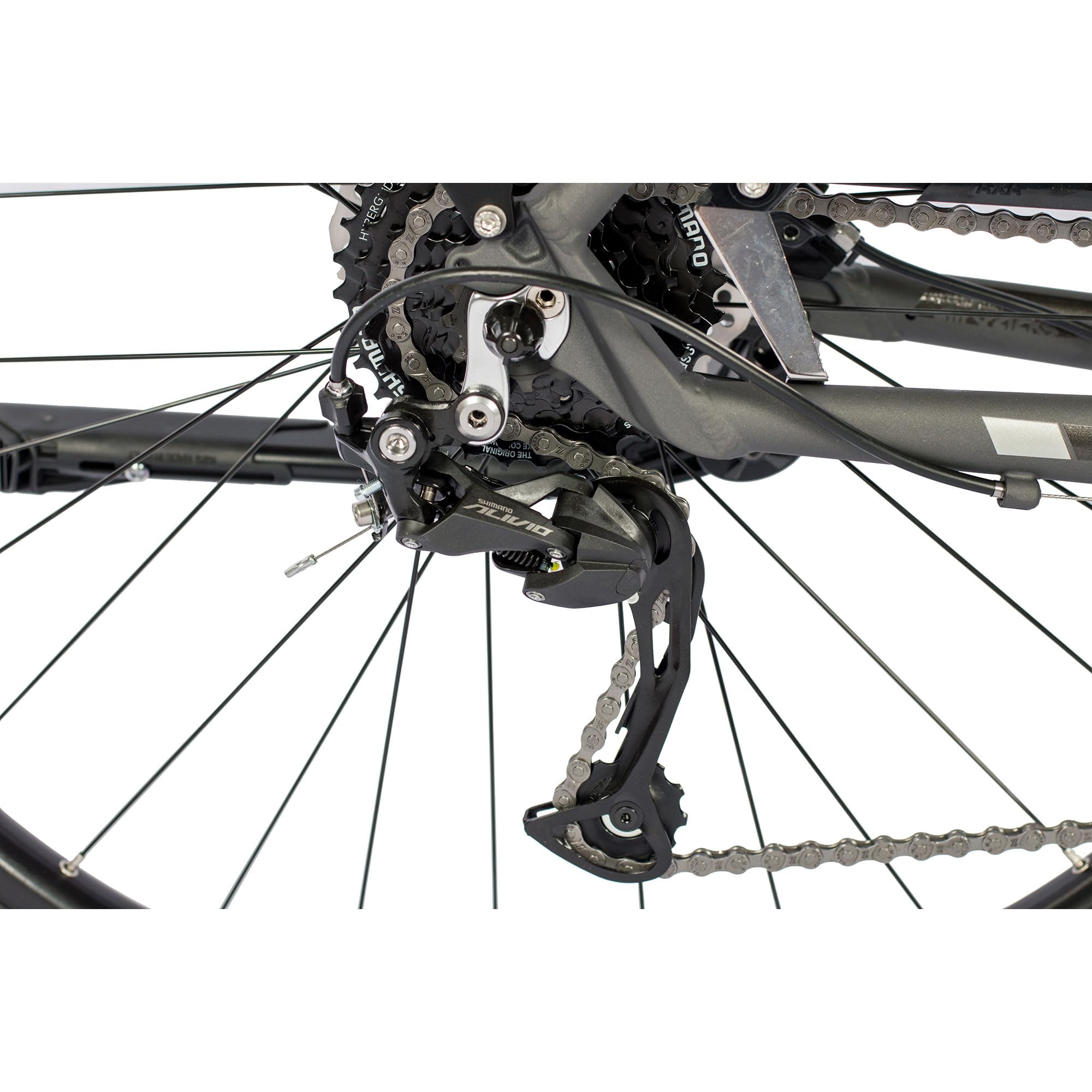 Airtracks Herren Trekking Fahrrad 28 Zoll TR.2835 Trekkingrad 24 Gang Shimano ALIVIO RD-M3100 SGS - Schwarz Matt - Rahmenhöhen 52cm 56cm und 60cm - Modelljahr 2026