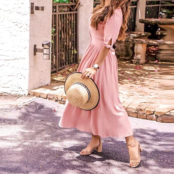 Sommerkleid midi tailliert Clearance